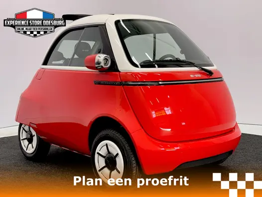 Microlino Competizione 10.5 kWh 144km vol elektrisch rijden.