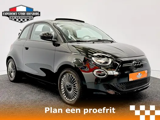 Fiat 500e Icon 42 kWh Carbiolet Stijlvol elektrisch cabrio rijden met zekerheid!